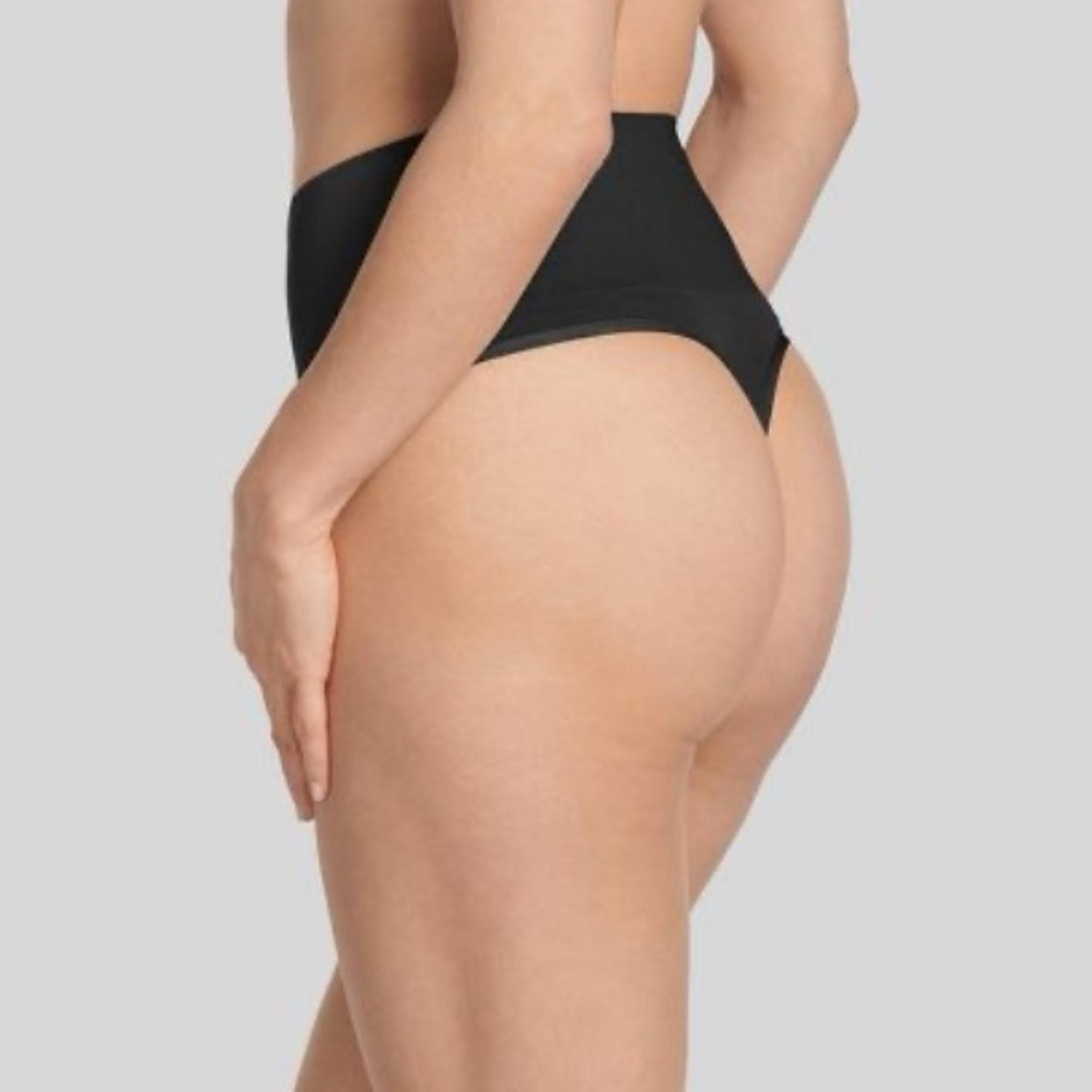 NWT Jockey Slimming Thong Black - size Small