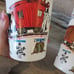 Vintage Hungry Hobo Restaurant Plastic Train Cups Des Moines Rockford Iowa Large