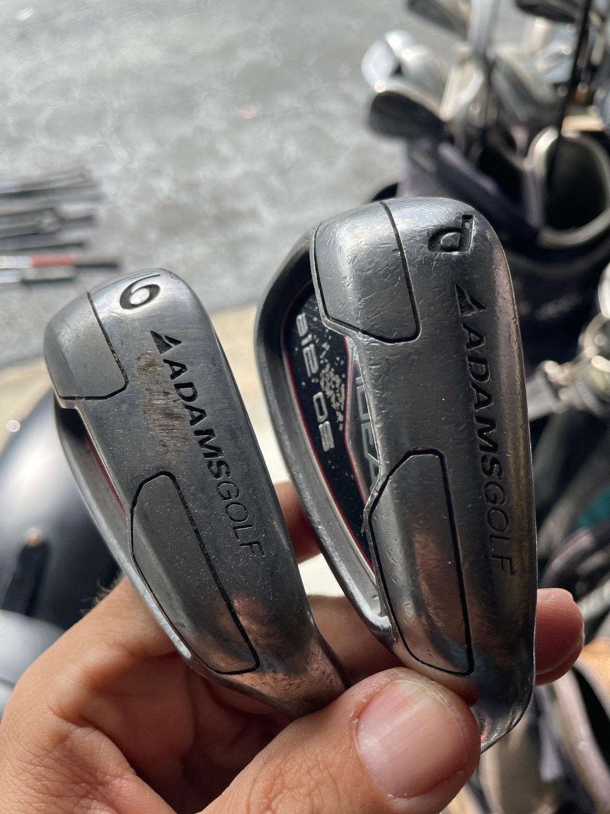Adams Idea A12os - PW And 9 Iron In Right