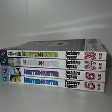 Hunter X Hunter Manga Volumes 5,6,34 & 36