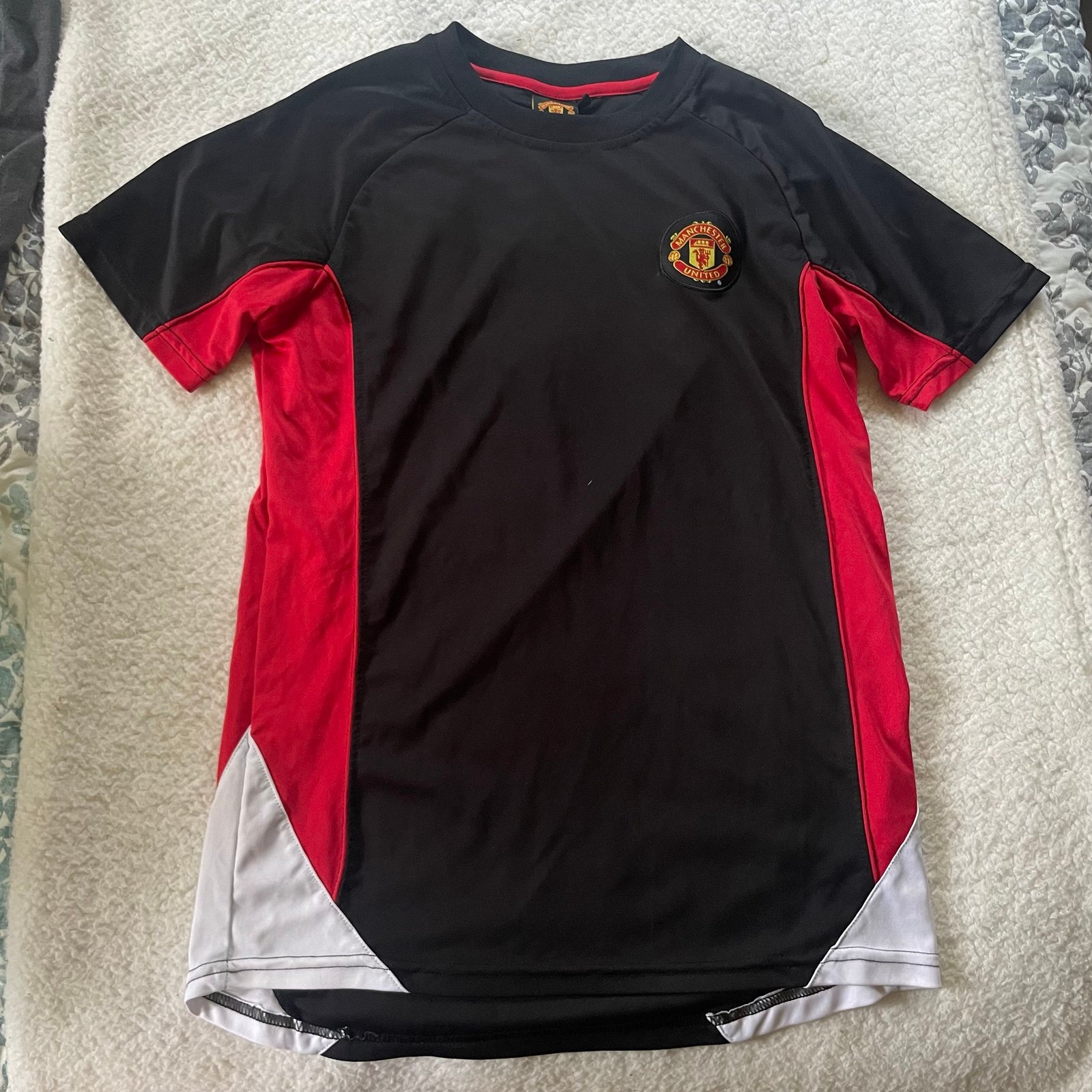 Manchester United Football Unisex Youth X-Large Short Sleeve Soccer Jersey
