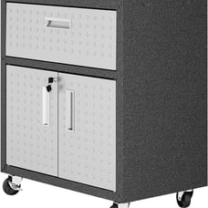 Fortress Textured Metal 31.5 Garage Mobile Cabinet #11042