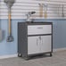 Fortress Textured Metal 31.5 Garage Mobile Cabinet #11042