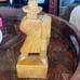 Natural Stone Carved Man Figurine Vintage Bookend 8” tall Handcrafted Western Me