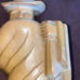 Natural Stone Carved Man Figurine Vintage Bookend 8” tall Handcrafted Western Me