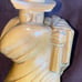 Natural Stone Carved Man Figurine Vintage Bookend 8” tall Handcrafted Western Me