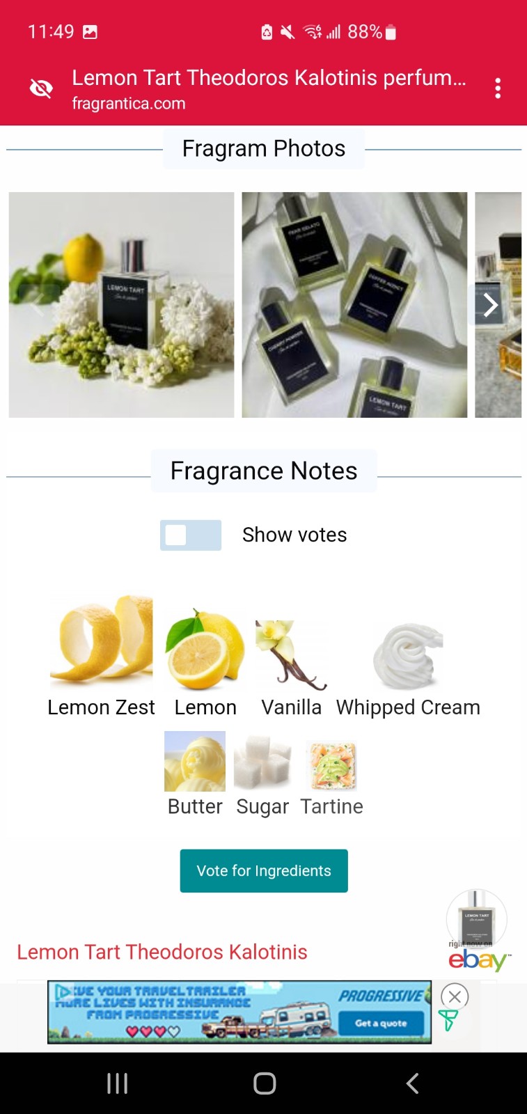 Lemon Tart by Theodoros Kalotinis 50ml EDP Other