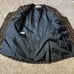 Vintage Christian Dior USA Brown Black Striped Two Piece Blazer Skirt Set Size 8