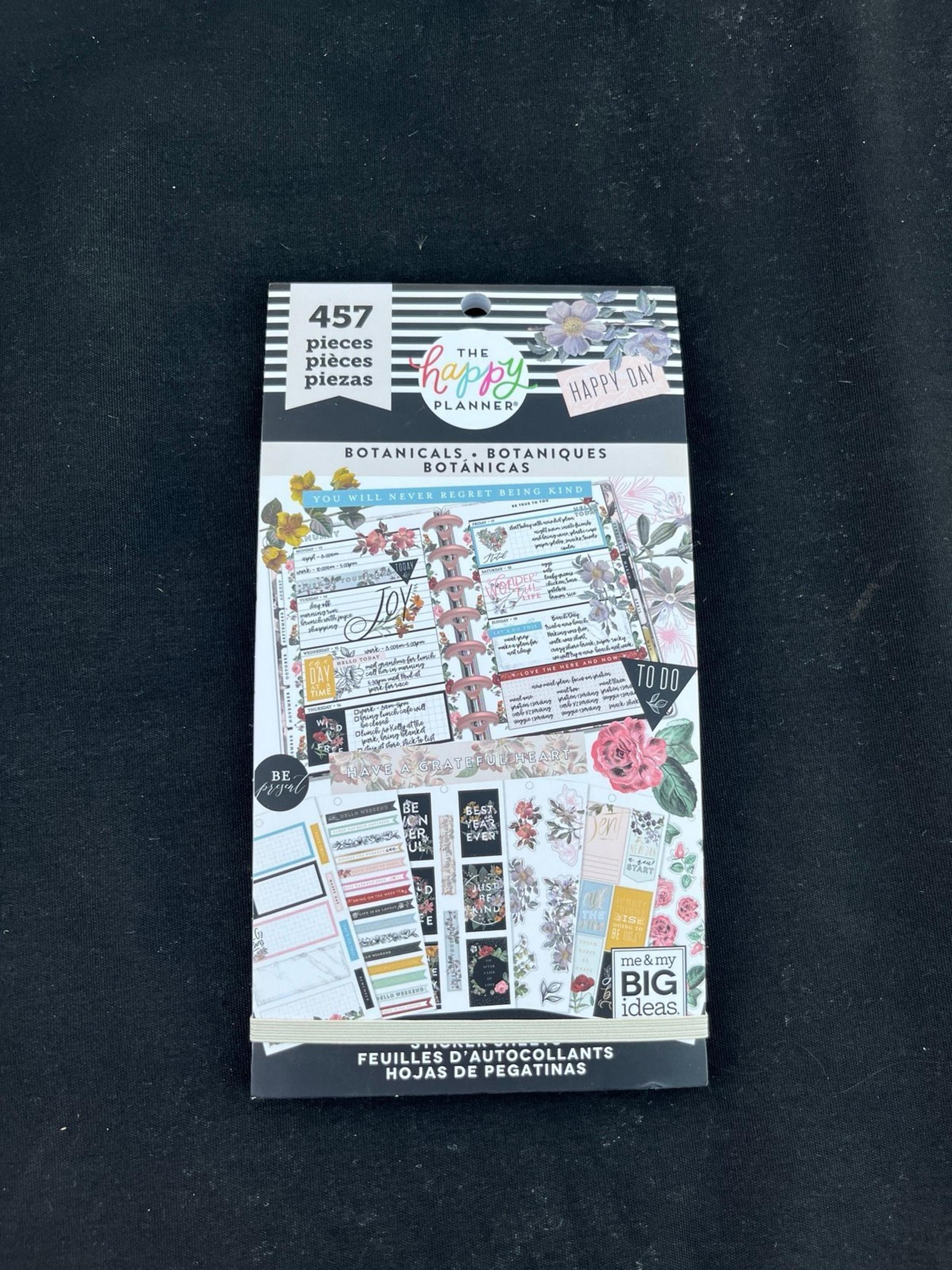 the happy planner botanicals stickers