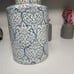 Creative Co-op Decorative Blue and White Ceramic Ginger Jar Large BlueWhite