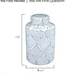 Creative Co-op Decorative Blue and White Ceramic Ginger Jar Large BlueWhite