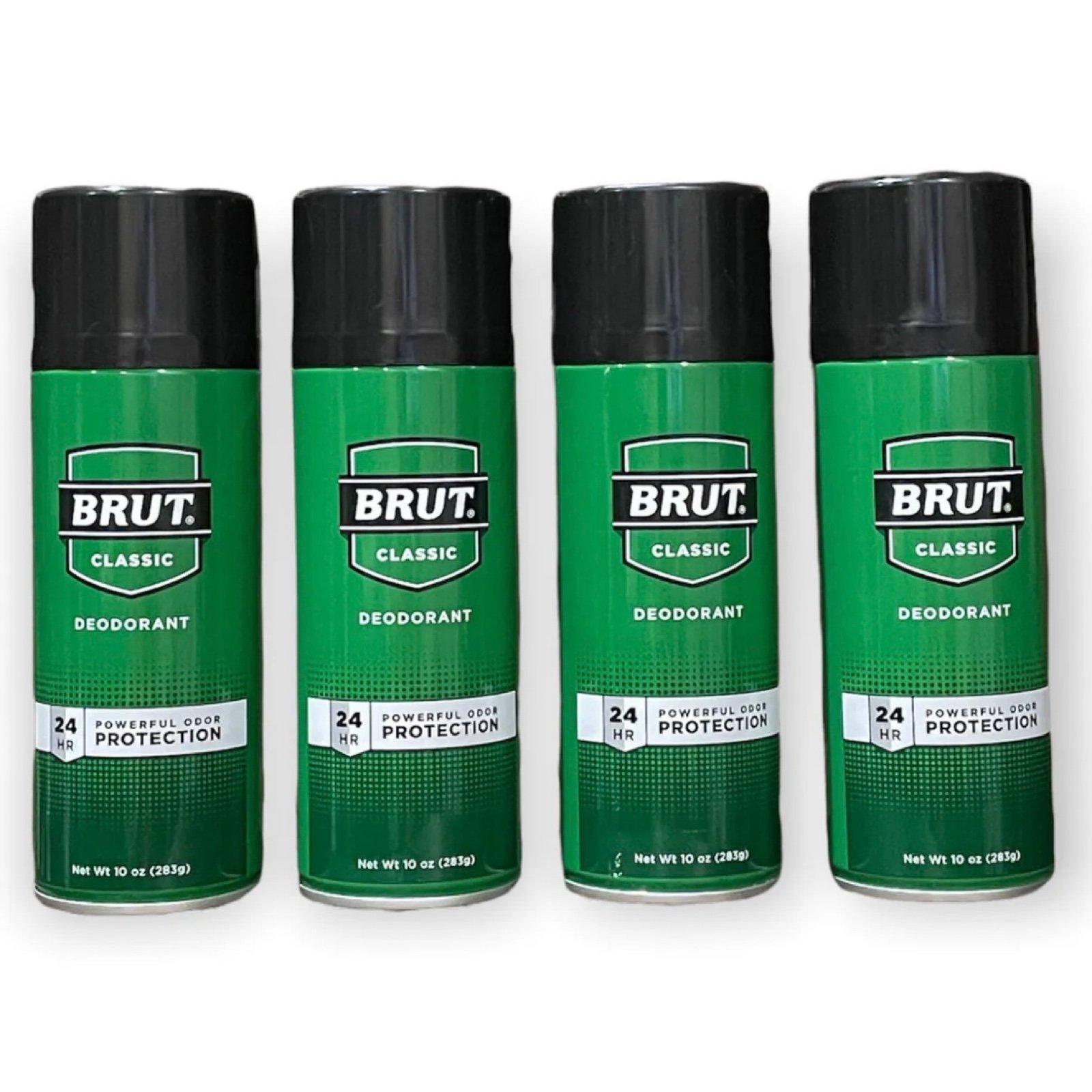 BRUT Classic Original 24 Hour Deodorant Spray Lot Of 4 Helen Of Troy Idelle Labs