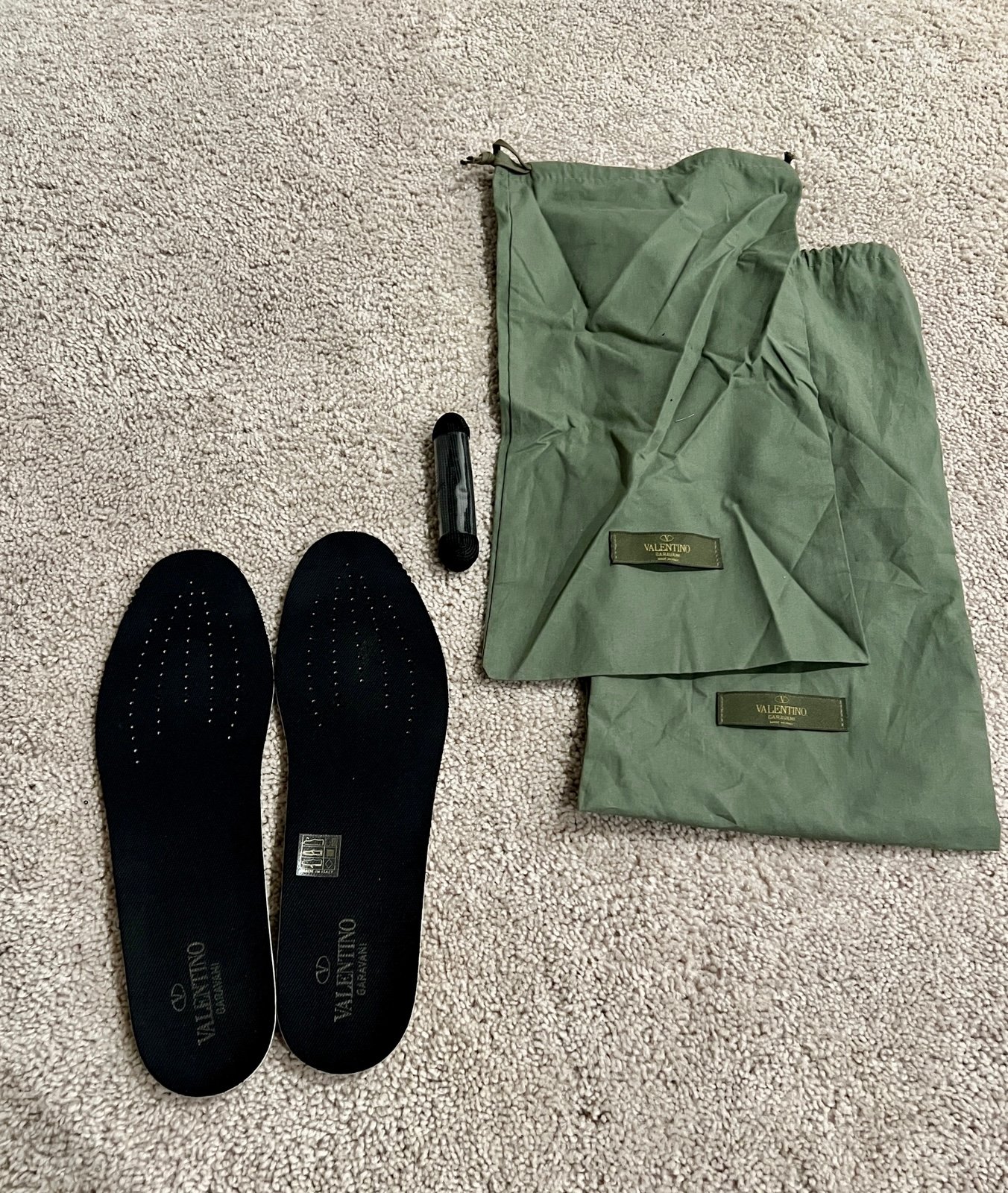 Valentino Dust Bags, Laces, & Insoles