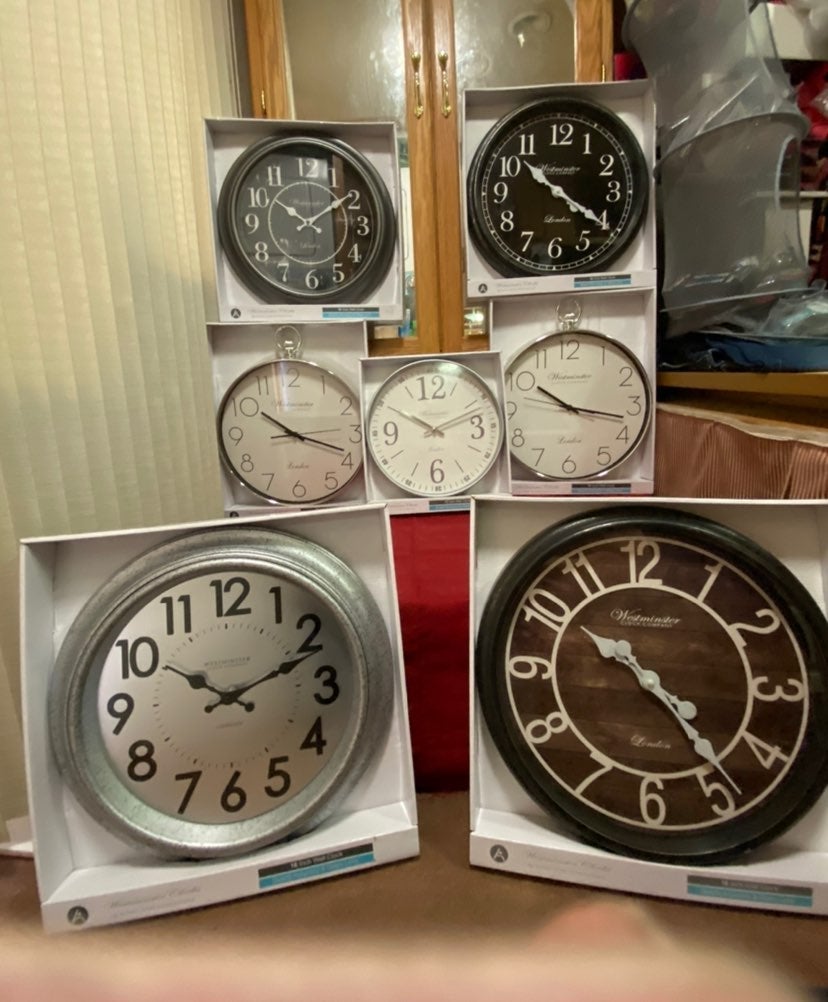 Bundle w/ 7 Westminster Clocks London/Paris Theme
