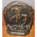 Antique Copper END OF THE TRAIL Bookends 4 x 3 3/4