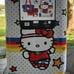 Hello Kitty x Sanrio 20” Carry On 6 Piece Travel Luggage Vacation Set NWT