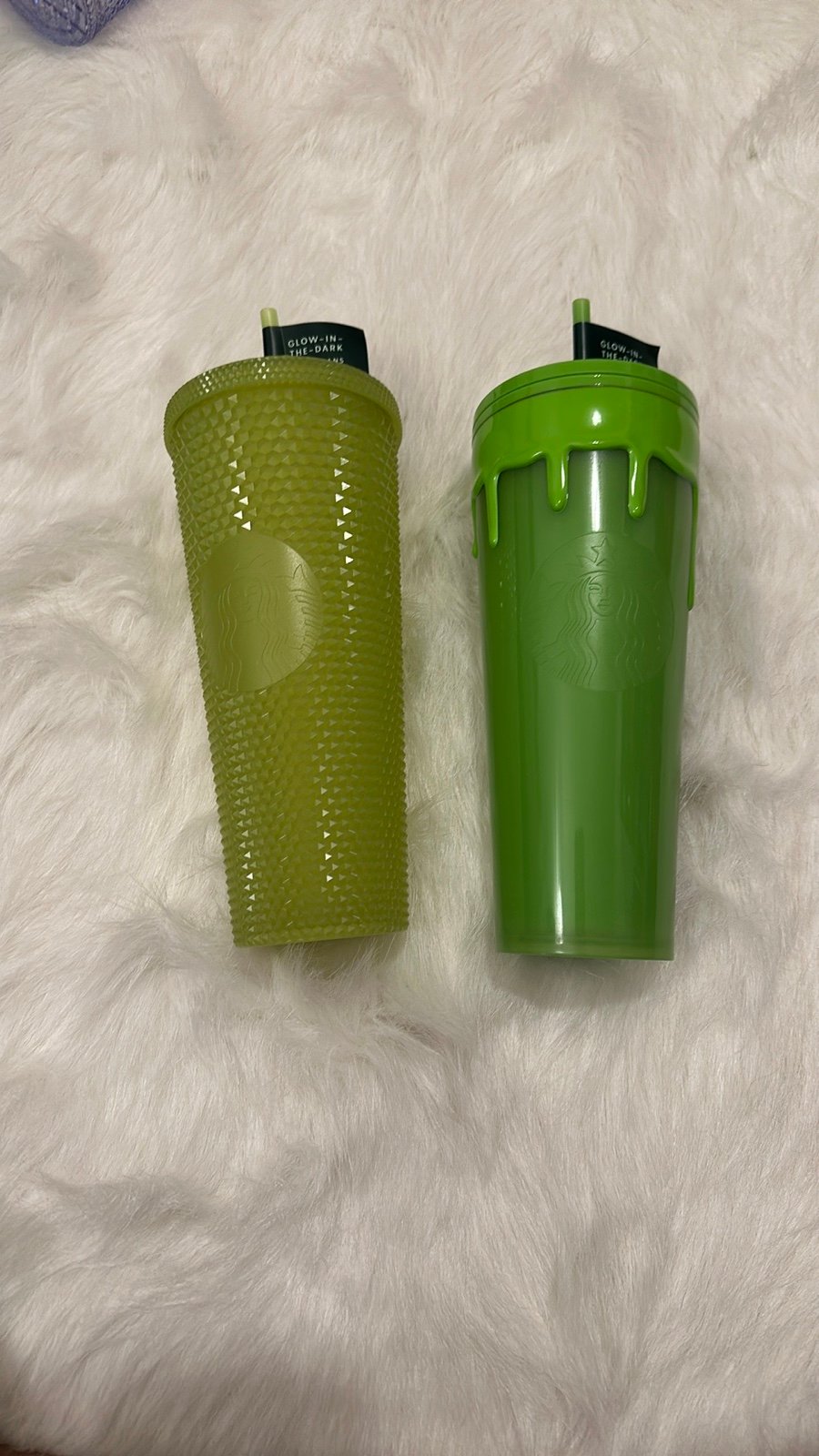 Lime Green Glow in Dark set Brand New
