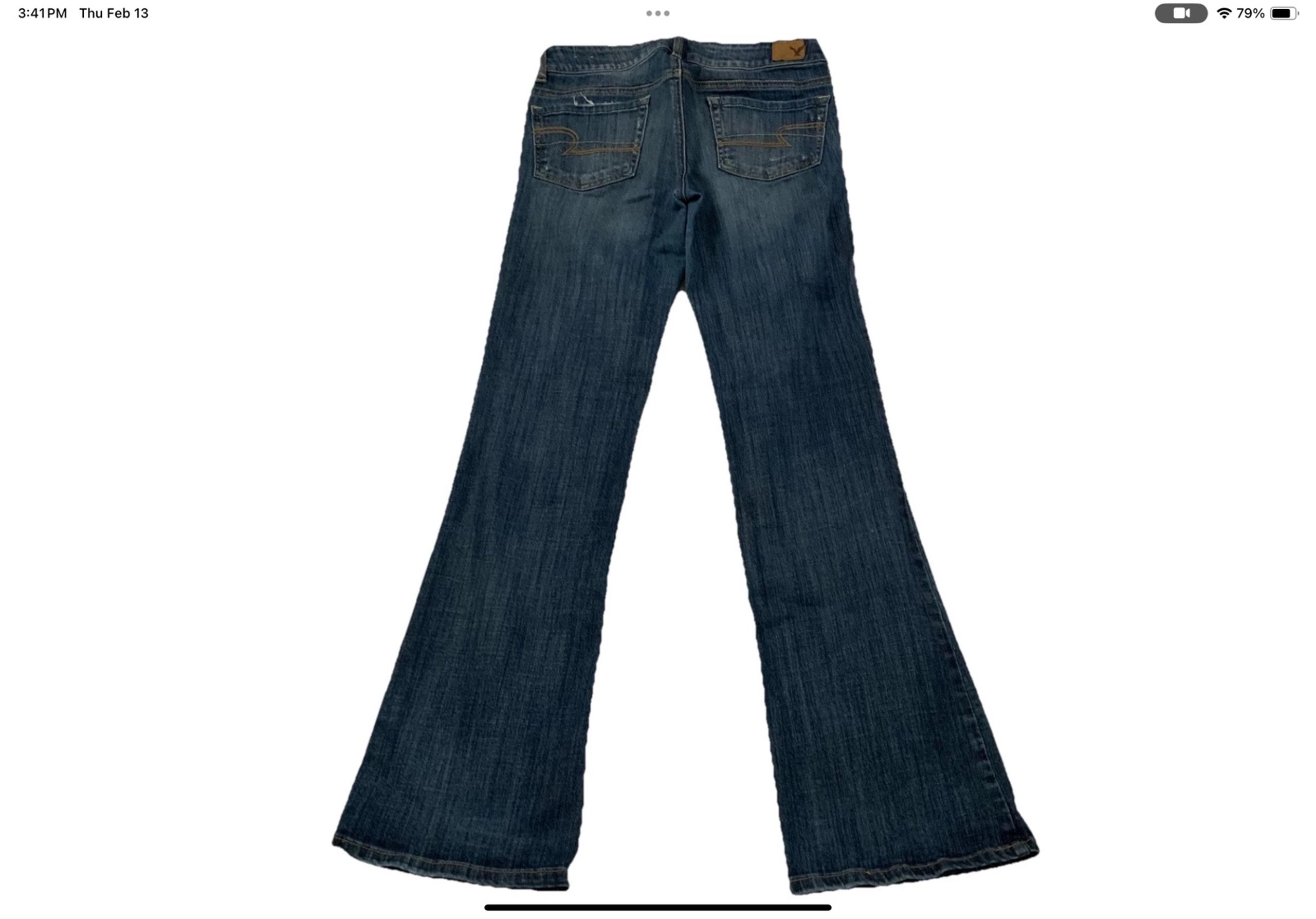 American Eagle Outfitters Jeans Favorite Boyfriend Stretch Size 6 Long Stretch