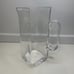 SIMON PEARCE Woodbury Glass Pitcher U.S.A 7.5” Tall