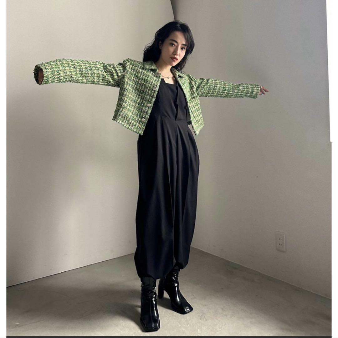 海外ブランド通販 公式サイト FOLD Ameri♡ New Brand TUCK Overalls ROMPERS♡ WIDE パンツ