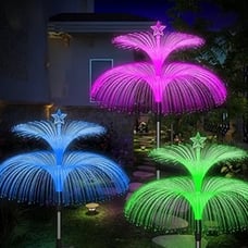 Solar Garden Lights 3 Pack New Upgraded Solar Outdoor Lights Waterproof