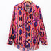 Vintage Wrangler Western Shirt Men Multicolor Button Down Cowboy Cut 15.5 X-Long