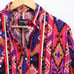Vintage Wrangler Western Shirt Men Multicolor Button Down Cowboy Cut 15.5 X-Long