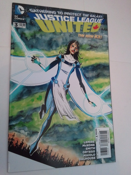 Justice League United #3 NM Jeff Lemire 1:25 Variant Incentive Cover
