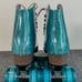 Sure-Grip Quad Roller Skate Blue Stardust Glitter Size 5
