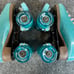Sure-Grip Quad Roller Skate Blue Stardust Glitter Size 5