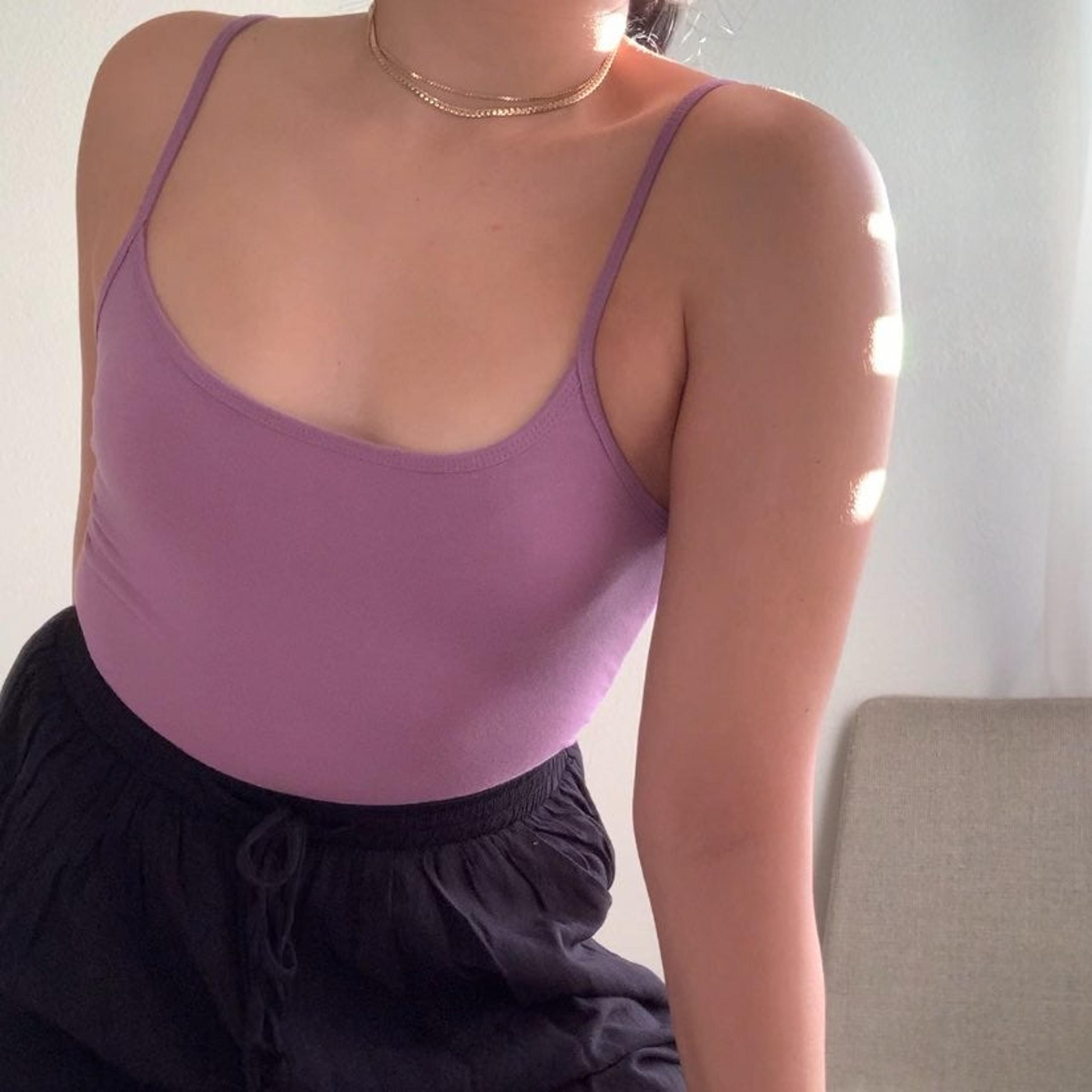 FOREVER 21 purple scoop neck tank