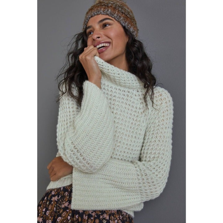 NWT Anthropologie Maeve Dionne Bell-Sleeved Sweater