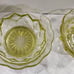 2 Uranium Glass Bowls