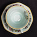Lot of 12 Adams Calyx Ware Ming Jade Flat Cup Saucer 1974 England Hand Painted