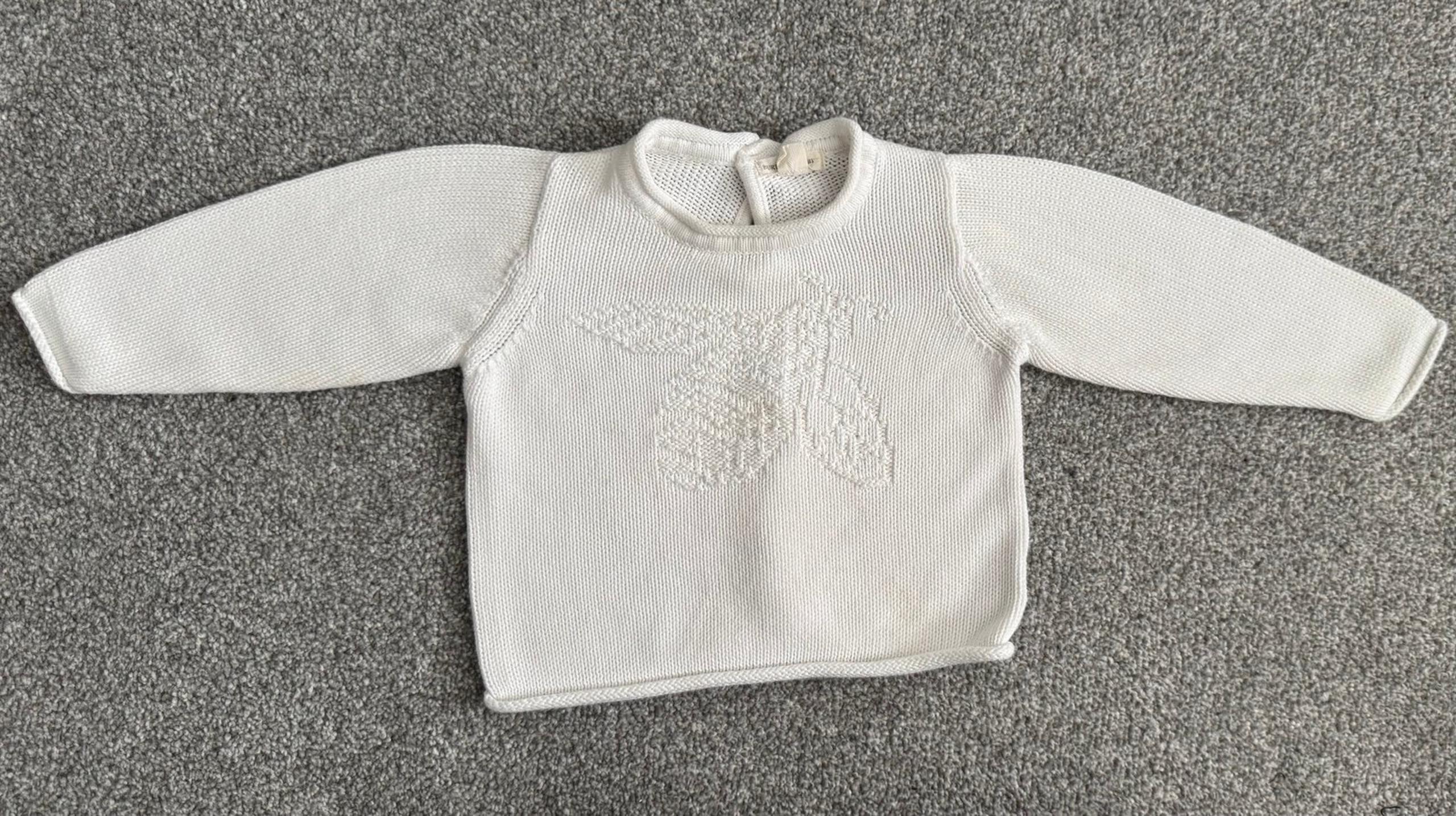 Burt’s Bees Girl’s Pink 100% Organic Cotton Woven Sweater: Size 18 months