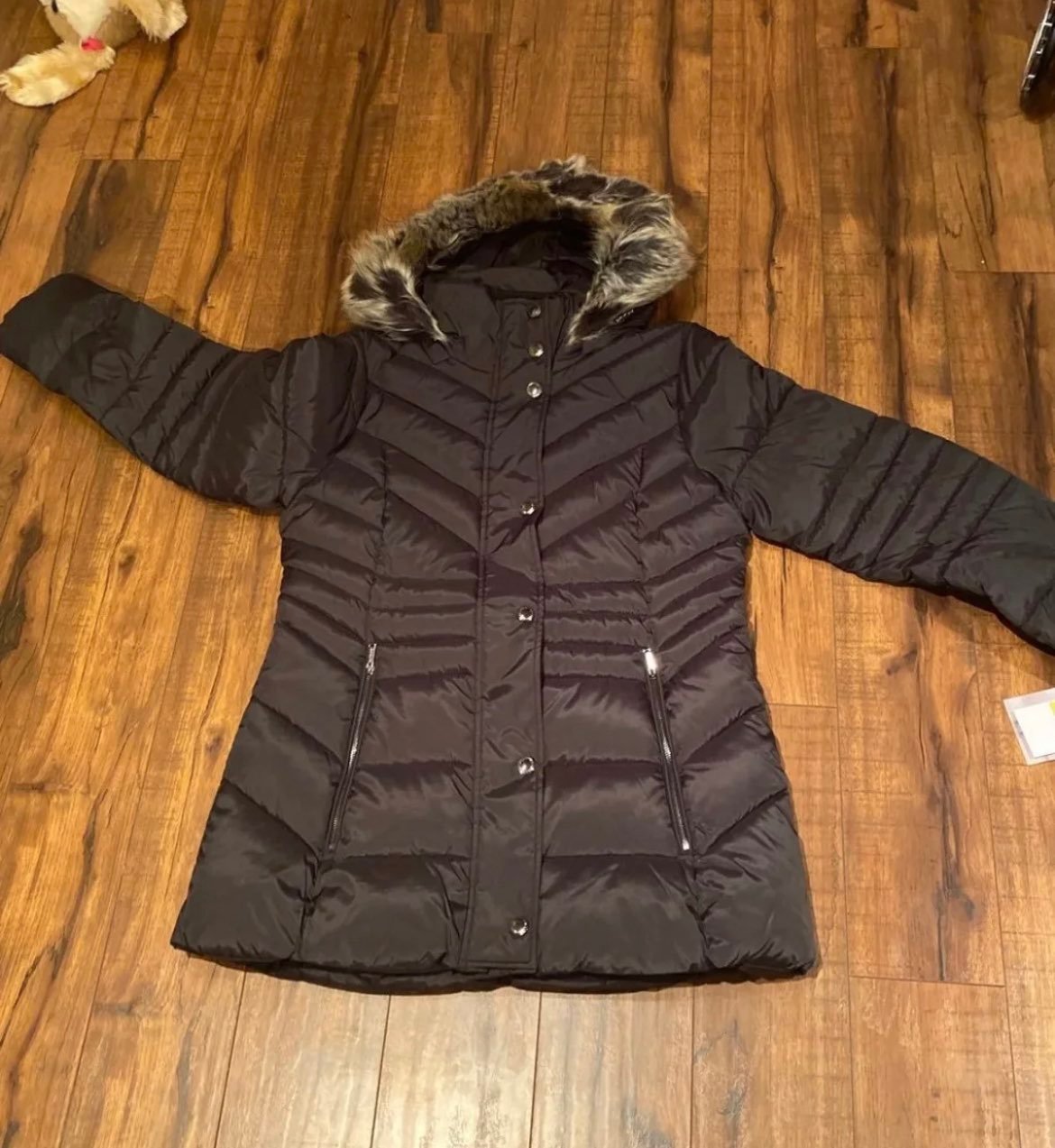 London fog ladies medium black jacket