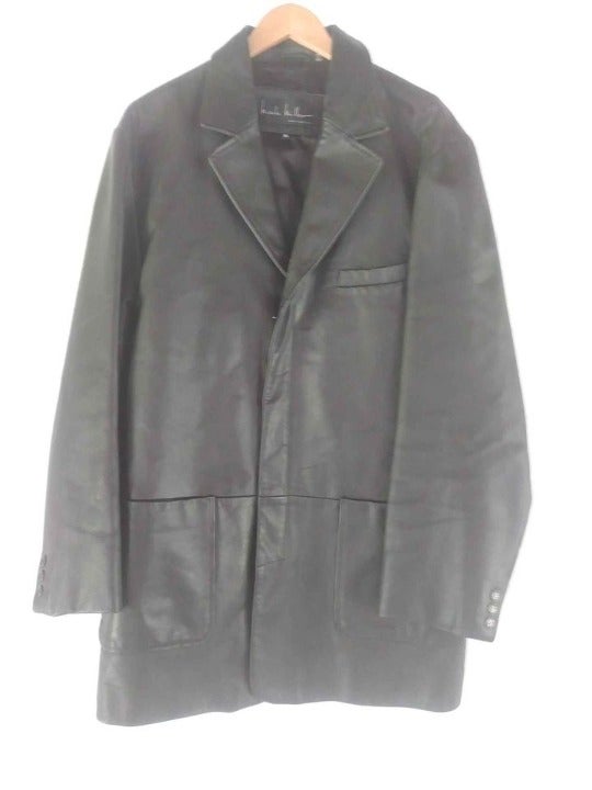 Men Leather Jacket Nicole Miller NYC