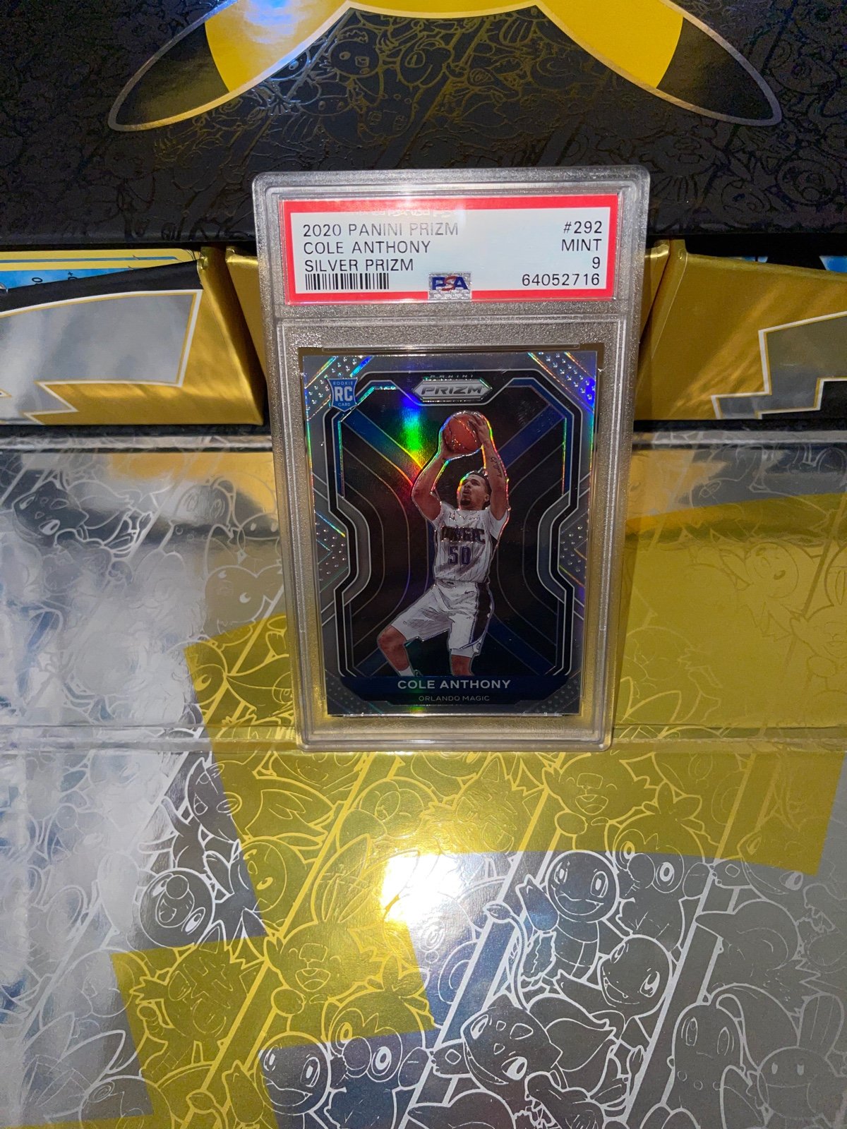 Cole Anthony Silver Prizm Rookie Card PSA 9