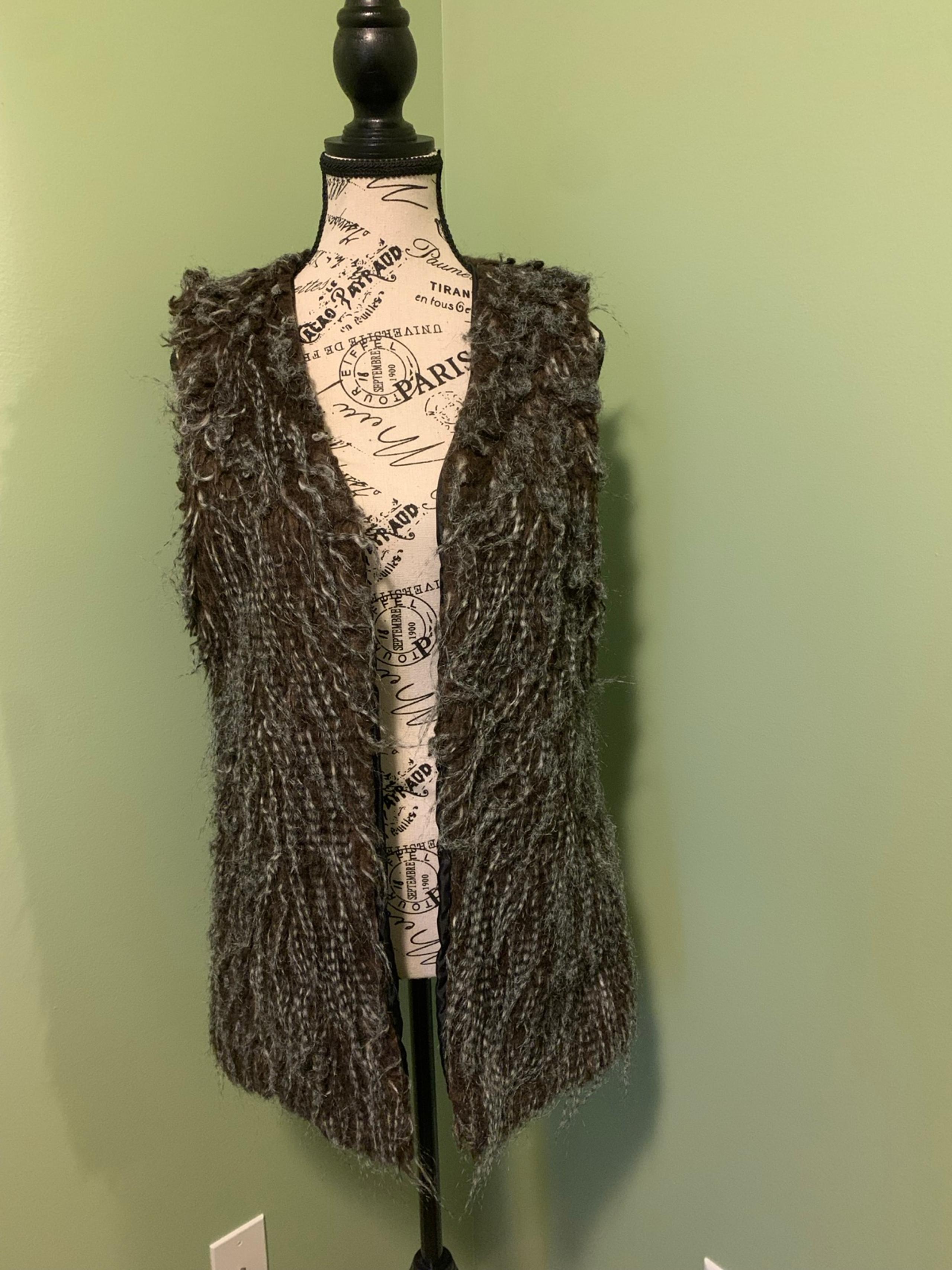 Faux fur vest