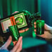 NEW (6-PACK) JAGERMEISTER HEAVY DUTY GLASS GREEN LOGO SHOT GLASSES EMBOSSED SET