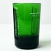 NEW (6-PACK) JAGERMEISTER HEAVY DUTY GLASS GREEN LOGO SHOT GLASSES EMBOSSED SET