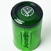 NEW (6-PACK) JAGERMEISTER HEAVY DUTY GLASS GREEN LOGO SHOT GLASSES EMBOSSED SET