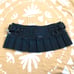 lip service tartan micro mini skirt belt XS