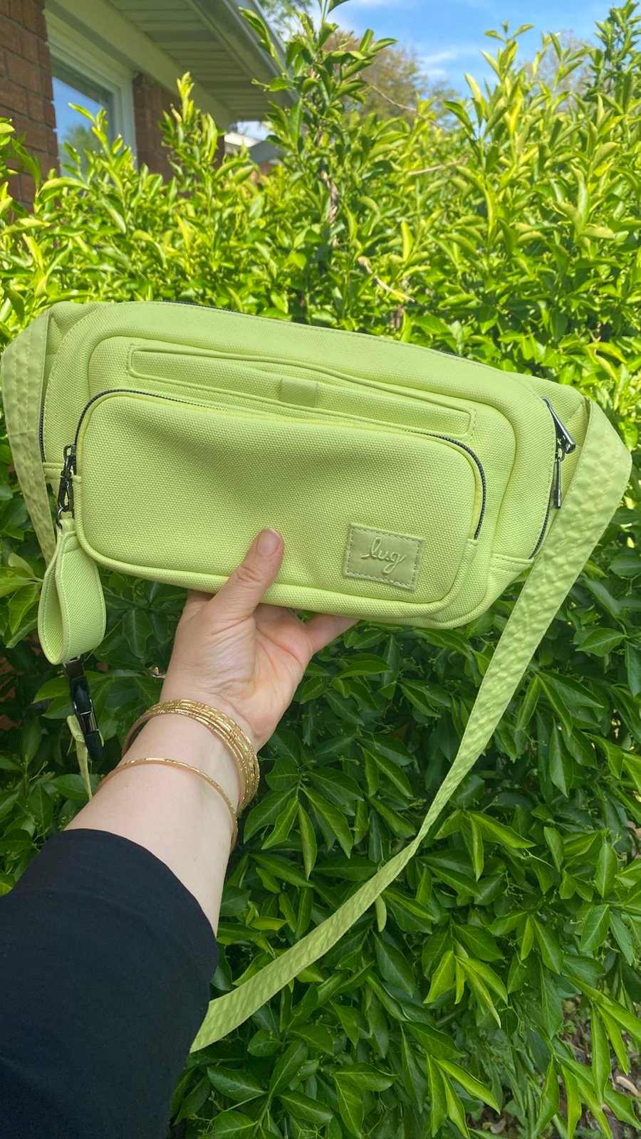 Lug Hitch Margarita Matte Luxe Vegan Leather Belt Bag. New Without tag
