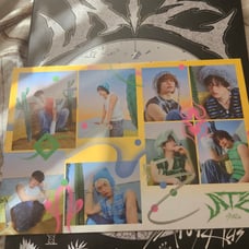I.N ate signed postcard + album