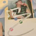 I.N ate signed postcard + album