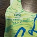 New Lime Green La Croix Women's Swim Suit, size XL