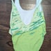 New Lime Green La Croix Women's Swim Suit, size XL