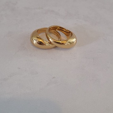 Baublebar Gold Cloud Rings - Set of Two