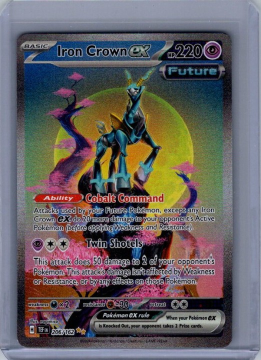 Iron Crown ex #206 Pokemon Temporal Forces